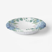 Blue Hydrangea Floral Bridal Shower Papieren Kommen (Gebogen)
