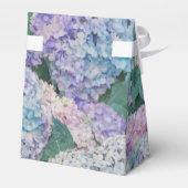 Blue Hydrangea Floral Dank u Bedankdoosjes (Achterkant)