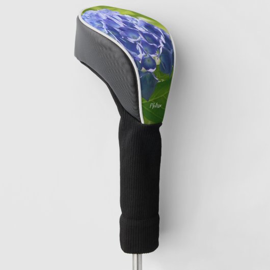 Blue Hydrangea Floral Golfheadcover (Schuin)