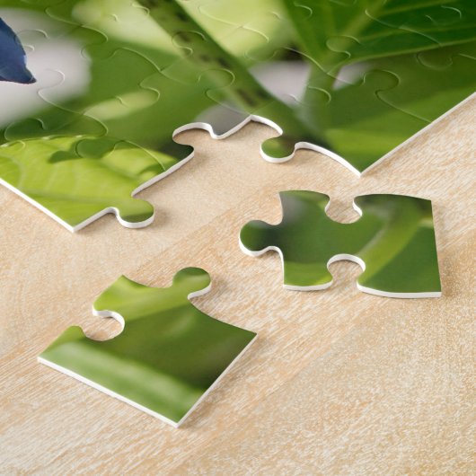 Blue Hydrangea Floral Legpuzzel (Zijkant)