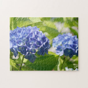 Blue Hydrangea Floral Legpuzzel