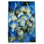  Blue Hydrangea Floral Medium Cadeauzakje (Voorkant)