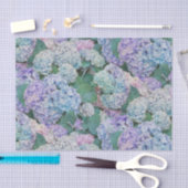 Blue Hydrangea Floral-ontkoppeling Tissuepapier (Craft)