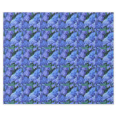 Blue Hydrangea Floral Pattern Cadeaupapier (Vlak)