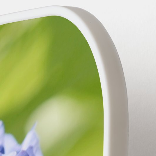 Blue Hydrangea Floral Pickleball Paddle (Links Detail)