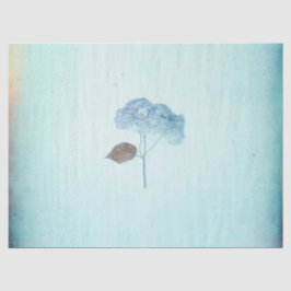 Blue Hydrangea  Floral Rustic Antiek Tissuepapier