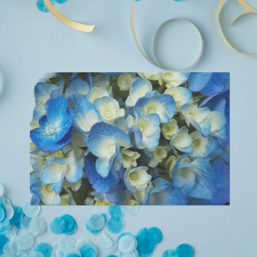  Blue Hydrangea Floral Tissuepapier