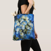 Blue Hydrangea Floral Tote Bag (Dichtbij)