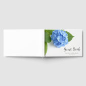 Blue Hydrangea Floral Wedding Gastenboek (Volledig)