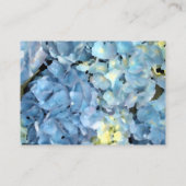 Blue Hydrangea Floral Wedding Place Cards Plaatskaartje (Achterkant)
