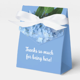 Blue Hydrangea Floral Wedding Shower Hartelijk dan Bedankdoosjes