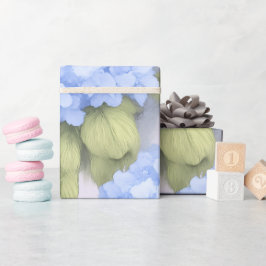 Blue Hydrangea Floral Wrap Roll – Boutique Cadeaupapier