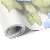 Blue Hydrangea Floral Wrap Roll – Boutique Cadeaupapier (Rol Hoek)