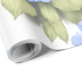Blue Hydrangea Floral Wrapping Paper – Boutique  Cadeaupapier (Rol Hoek)