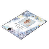Blue Hydrangea Flower Celebration of Life Notitieboek (Linkerzijde)