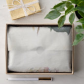 Blue Hydrangea Flower French Postmark Decoupage Tissuepapier (Geschenk)