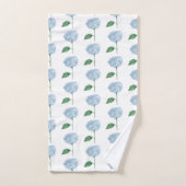 Blue Hydrangea Flower Painting Pattern Bad Handdoek (Handdoek)