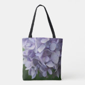 Blue Hydrangea Flower Petals Tote Bag (Achterkant)
