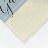 Blue Hydrangea Flower Wedding Fleece Deken (Hoek)