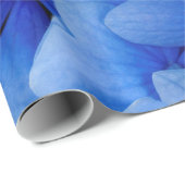 Blue Hydrangea Flowers Cadeaupapier (Rol Hoek)