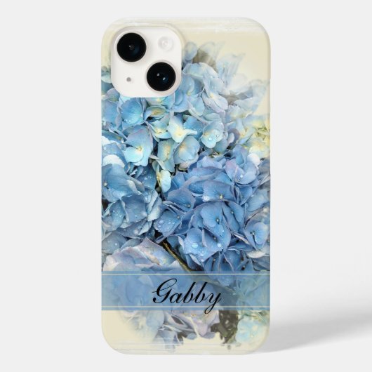 Blue Hydrangea Flowers Case-Mate iPhone Case (Achterkant)