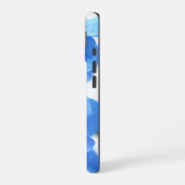 Blue Hydrangea Flowers Custom iPhone 16 Hoesje (Linkerkant)