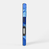 Blue Hydrangea Flowers Custom iPhone 16 Hoesje (Rechterkant)