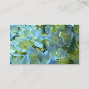 Blue Hydrangea Flowers Floral Flower Photo Visitekaartje