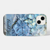 Blue Hydrangea Flowers iPhone Hoesje (Achterkant horizontaal)