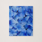 Blue Hydrangea Flowers Legpuzzel (Verticaal)