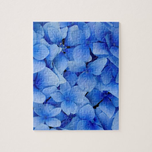 Blue Hydrangea Flowers Legpuzzel (Verticaal)