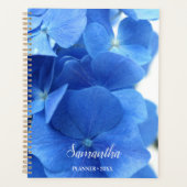 Blue Hydrangea Flowers Personalized Planner (Voorkant)