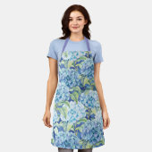 Blue Hydrangea Flowers Schort (Gedragen)