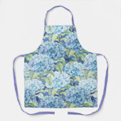 Blue Hydrangea Flowers Schort (Voorkant)
