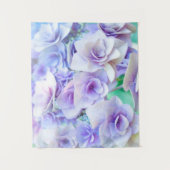 Blue hydrangea flowerss wandkleed (Voorkant)