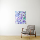 Blue hydrangea flowerss wandkleed (In situ)