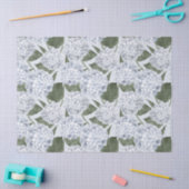 Blue Hydrangea Garden Floral Tissuepapier (Craft)