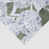 Blue Hydrangea Garden Floral Tissuepapier (Detail)