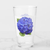 Blue Hydrangea Glas (Achterkant)