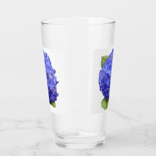 Blue Hydrangea Glas (Links)