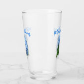 Blue Hydrangea Glas (Links)