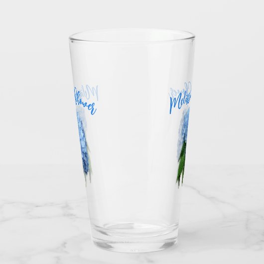 Blue Hydrangea Glas (Links)