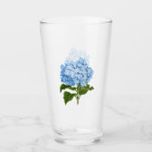 Blue Hydrangea Glass Glas (Voorkant)