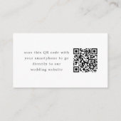 Blue Hydrangea Grand-millennial Online RSVP-kaart Informatiekaartje (Achterkant)