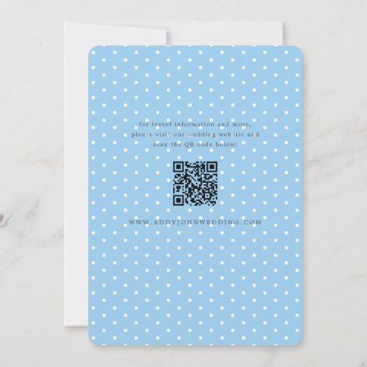 Blue Hydrangea Grandmillennial Traditional Kaart (Achterkant)