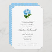 Blue Hydrangea Grandmillennial Vrijgezellenfeest Kaart (Voorkant / Achterkant)