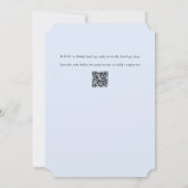 Blue Hydrangea Grandmillennial Vrijgezellenfeest Kaart (Achterkant)