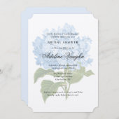 Blue Hydrangea Grandmillennial Vrijgezellenfeest Kaart (Voorkant / Achterkant)
