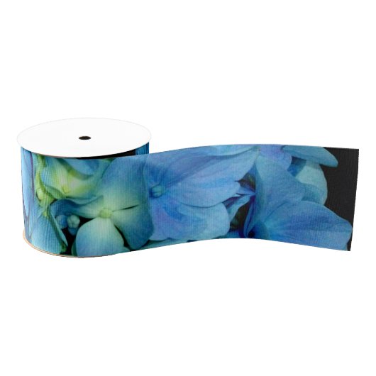 Blue Hydrangea Grosgrain Lint (Spoel)