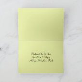  Blue Hydrangea Happy Birthday Kaart (Binnen)